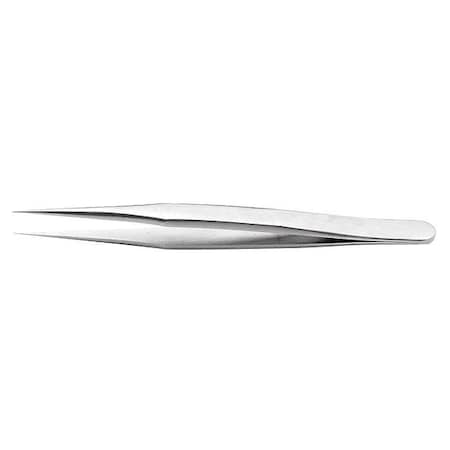 Tweezers Precision Mini 3in Flat Sharp by USA Techni Tool Inspection & Retrieving Tweezers