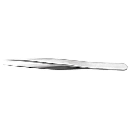 Tweezers H Prcision 4 3/4in 0.008inW Tip by USA Techni Tool Inspection & Retrieving Tweezers
