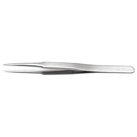 Tweezers High Precision 4 3/4in Flat by USA Techni Tool Inspection & Retrieving Tweezers