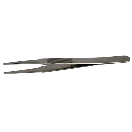 Tweezers with Serrated Handles 4 3/4in. by USA Techni Tool Inspection & Retrieving Tweezers