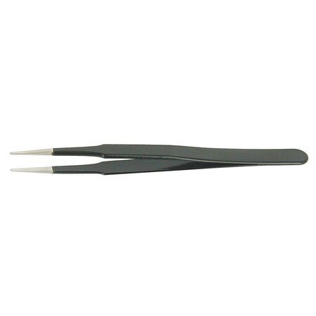 Tweezers ESD Epoxy Coatng 4 3/4in Round by USA Techni Tool Inspection & Retrieving Tweezers