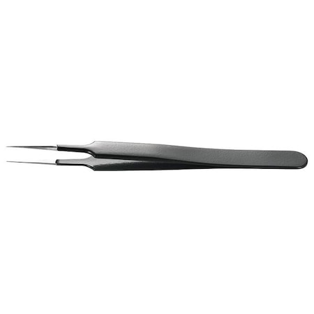 Tweezers ESD Epoxy Coat 4 1/4in Ex. Fine by USA Techni Tool Inspection & Retrieving Tweezers
