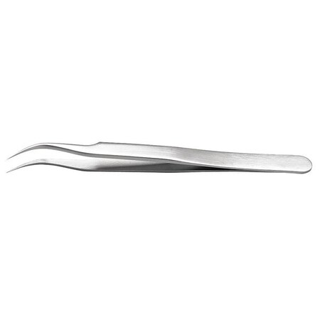 Tweezers Economy 4 1/2in Fine Curved by USA Techni Tool Inspection & Retrieving Tweezers