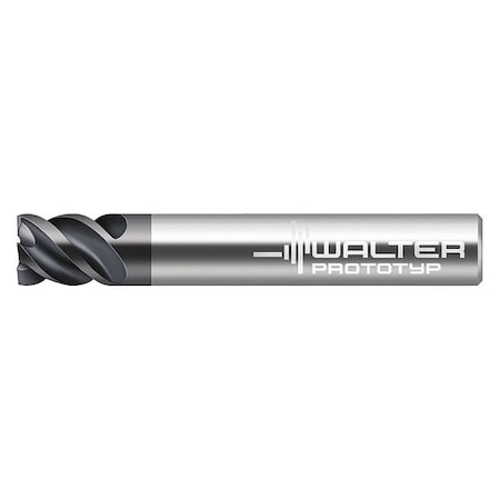 Carbide End Mill TiAlN 5 3/4in.dia. by USA Walter High Performance Carbide End Mills