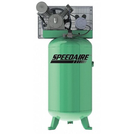 Elec. Air Compressor General Duty 5HP by USA Speedaire Stationary Electric Air Compressors
