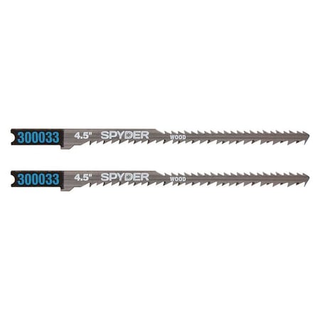 Double Sided Jigsaw Blade 4 in.L PK2 by USA Spyder Power Jig Saw Blades