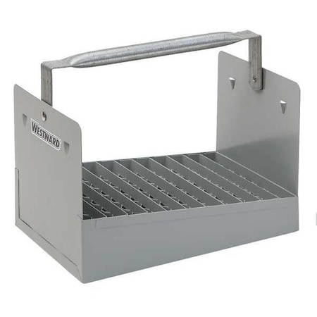 10 1/2" Plumbers Tool Tote 1 Pocket Gray by USA Westward Tool Chest & Side Cabinets