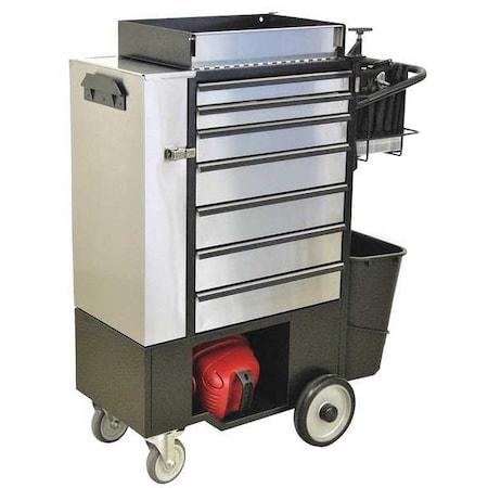Cmbtn Tool Chst/Cbnt 14 1/4 in.W 45 in.H by USA Flexcart Tool Chest & Side Cabinets
