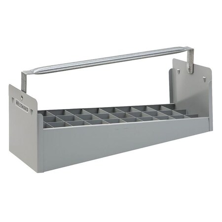 19 5/8" Plumbers Tool Tote 1 Pocket Gray by USA Westward Tool Chest & Side Cabinets