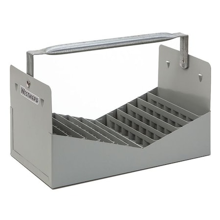 12 1/2" Plumbers Tool Tote 1 Pocket Gray by USA Westward Tool Chest & Side Cabinets