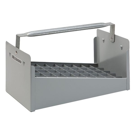 14 1/8" Plumbers Tool Tote 1 Pocket Gray by USA Westward Tool Chest & Side Cabinets