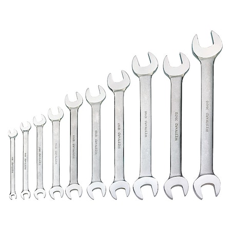 Double Open End Wrench Set SAE 10 Pc by USA Westward Combination Wrench Sets