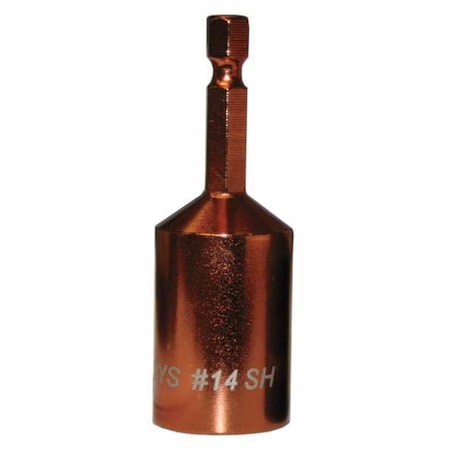 Nutsetter 5/8" Hex 2 1/2" L Steel by USA Sammys Nut Drivers