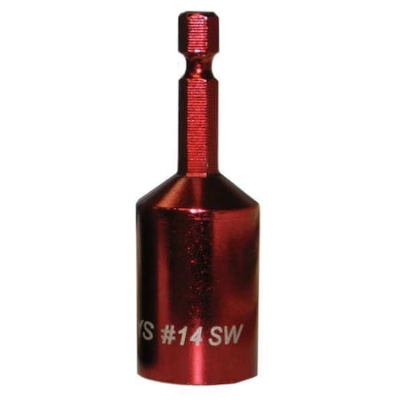 Nutsetter 5/8" Hex 2 1/2" L Steel Type 8114910 by USA Sammys Nut Drivers