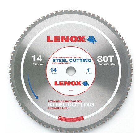 14 Blade 80 Tooth With 1 Arbor by USA Lenox Portable Power Band Saw Blades