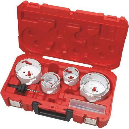 Electricians Hole Saw Kit 8 Pcs. by USA Milwaukee Hole Saw Kits