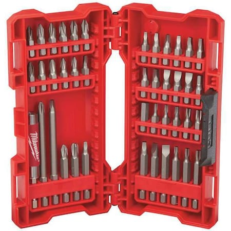 Screwdriver Bit Set 42 Pieces 1/4" Shank by USA Milwaukee Drill Accessories