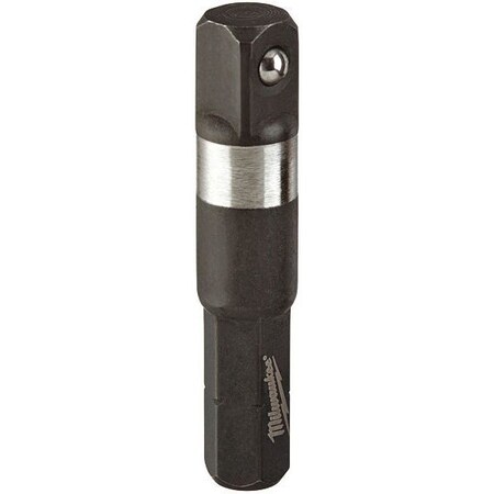 Socket Adapter 1/4 Hex to 1/4 Sq. 1 1/2 by USA Milwaukee Nut Setters & Bit Holders