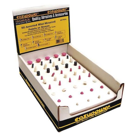 Mini Mounted Point Set 50 pcs. by USA Eazypower Rotary Tools & Accessories