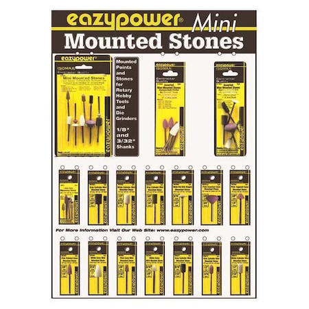 Mini Mounted Point Set 36 pcs. by USA Eazypower Rotary Tools & Accessories