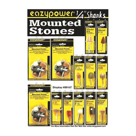 Mini Mounted Point Set 30 pcs. by USA Eazypower Rotary Tools & Accessories