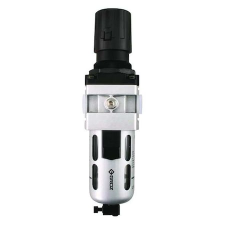 Filter/Regulator 3/8inNPT 77 cfm 145 psi by USA Groz Compressed Air Filters Regulators & Lubricators