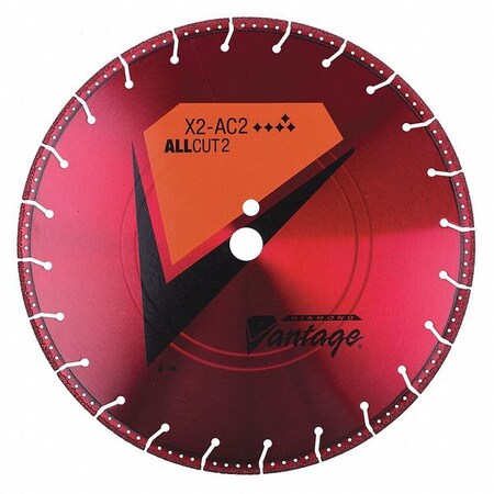 Diamond Saw Blade Metal 12 in. Dia. Type 1214BEDUX2 AC2 by USA Diamond Vantage Power Masonry Saws