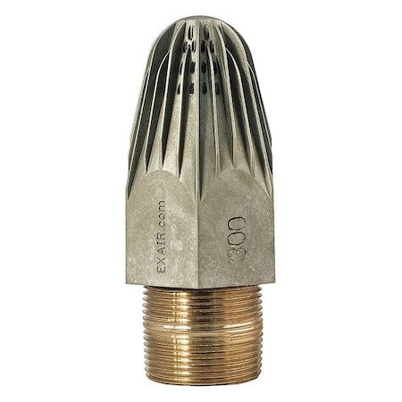 Nozzle 4 15/16inL 300scfm 1 1/4in(M)NPT by USA Exair Air Gun Nozzles & Accessories
