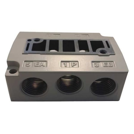 Sub Plate 3/8 in. NPT 1.4 Cv by USA SMC Pneumatic Solenoid Air Control Valves