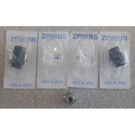 Vacuum Pad Test Kit 6mm dia. 4 pads by USA SMC Pneumatic Vacuum Pads