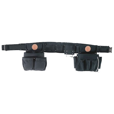 36 40" Electricians Large Tool Pouch and Belt Set Black by USA Klein Tool & Work Belts Aprons & Suspenders