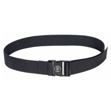 Up to 54" Web Work Belt w/ Quick Release Buckle Black 2" W by USA Klein Tool & Work Belts Aprons & Suspenders