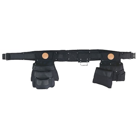 32 36" Medium Tool Pouch and Belt Set Black by USA Klein Tool & Work Belts Aprons & Suspenders