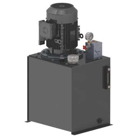 Power Unit 1Stage 208 230/460VAC 650 psi by USA Monarch Hydraulic Power Units