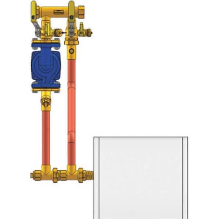 Boiler Inst Kit 1in 1in MIP IPS Model 4CC4-210 by Webstone in US