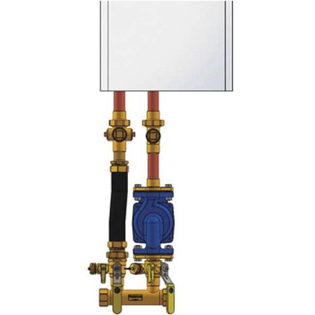 Boiler Inst Kit 1in 1in SWT Flange Right by Webstone in US
