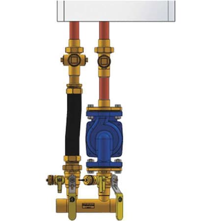 Boiler Inst Kit 1in 1in SWT Flange Right Model 5CF4-WH154 by Webstone in US