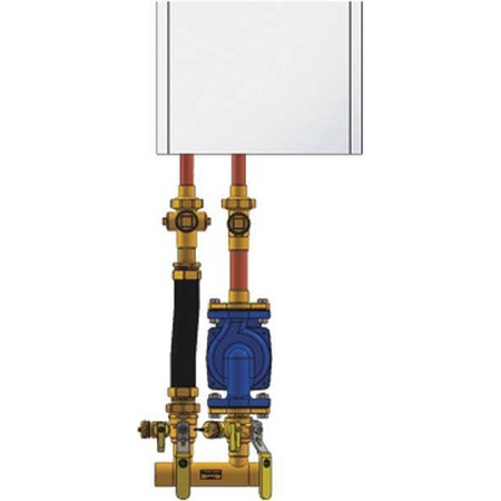 Boiler Inst Kit 1in 3/4inSWT Flange Rght Model 5CF4-WH1R54 by Webstone in US