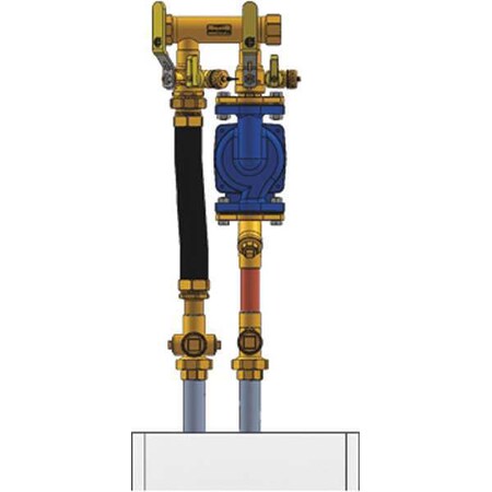 Boiler Inst Kit 1in 1in FIP Flange Left Model 4CF4L-FT144 by Webstone in US
