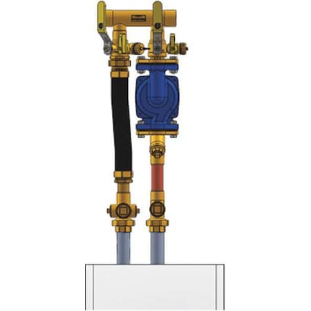 Boiler Inst Kit 1in 1in FIP Flange Left Model 5CF4L-FT144 by Webstone in US
