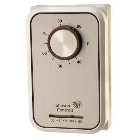Line Voltage Mechanical Thermostat Heating/Cooling 24 to 277VAC 1 Stage by Johnson in US