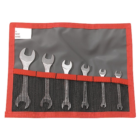 Short Open Wrench Set Metric 6 Pc by USA Facom Combination Wrench Sets