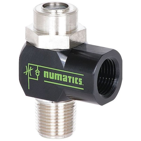 Swivel 1/4In NPT 1 39/50 In by USA Numatics Pneumatic Flow Control Valves