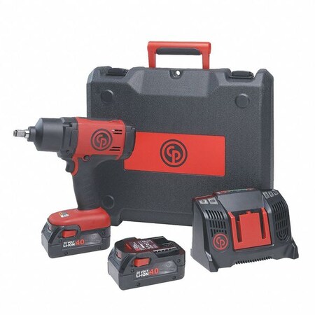 Cordless Impact Wrench Kit 1/2 in. by USA Chicago Pneumatic Cordless Power Impact Tools