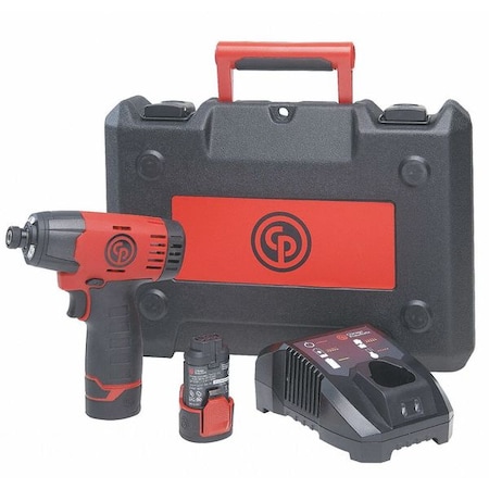 Cordless Impact Driver Kit 1/4 in. by USA Chicago Pneumatic Cordless Power Impact Tools