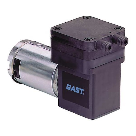 Compressor Pump Diaph 1/50 HP 4in.L by USA Gast Diaphragm Compressors/Vacuum Pumps