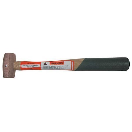 Hammer Brass 2In Wood by USA Hackett Mallets