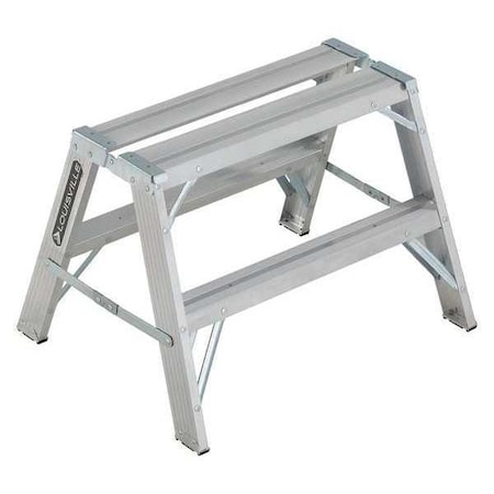 Sawhorse Ladder Aluminum 33 1/4 W 25 H by USA Louisville Sawhorses & Work Stands