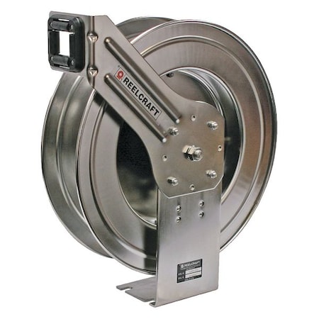 Hose Reel 1/2" ID 50 ft 300 psi by USA Reelcraft Pneumatic Spring Return Hose Reels