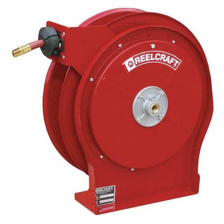 Hose Reel 1/2" ID 35 ft 300 psi by USA Reelcraft Pneumatic Spring Return Hose Reels